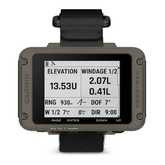 GARMIN Foretrex 901 Ballistic Edition GPS navigasjonsenhet for håndleddet 