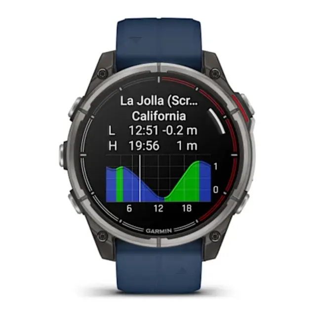 GARMIN Quatix 8 - Maritim Sportsklokke 47mm urskive - AmoLED skjerm 