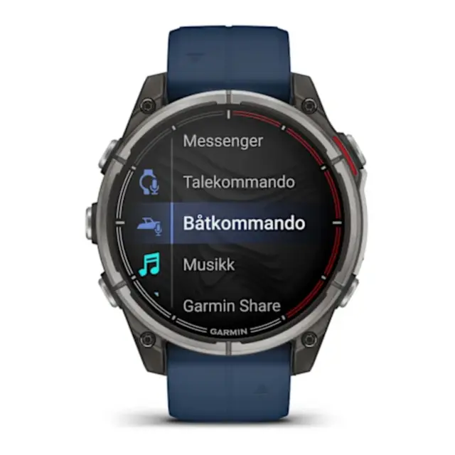 GARMIN Quatix 8 - Maritim Sportsklokke 47mm urskive - AmoLED skjerm 