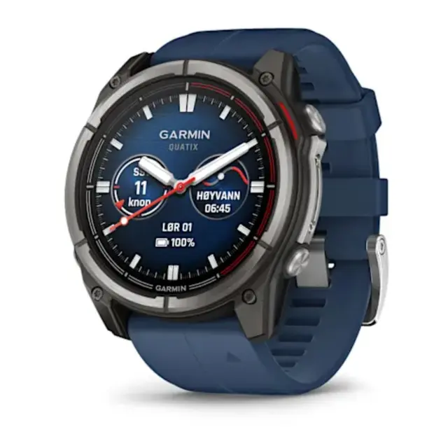 GARMIN Quatix 8 - Maritim Sportsklokke 51mm urskive - AmoLED skjerm 