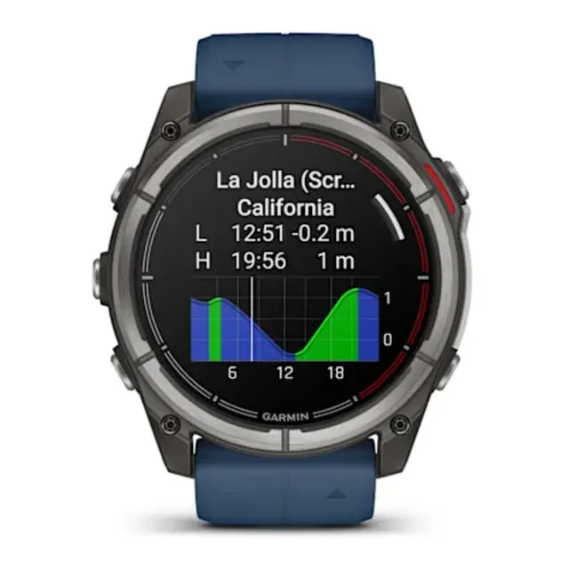 GARMIN Quatix 8 - Maritim Sportsklokke 51mm urskive - AmoLED skjerm 