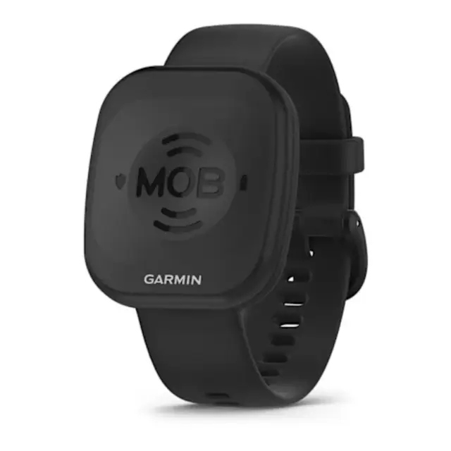 GARMIN MOB tagg - Sort m/rem & karabinkrok 