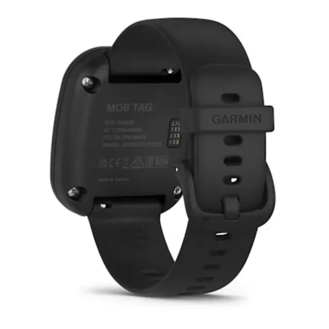 GARMIN MOB tagg - Sort m/rem & karabinkrok 
