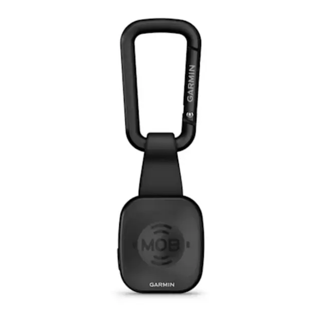 GARMIN MOB tagg - Sort m/rem & karabinkrok 