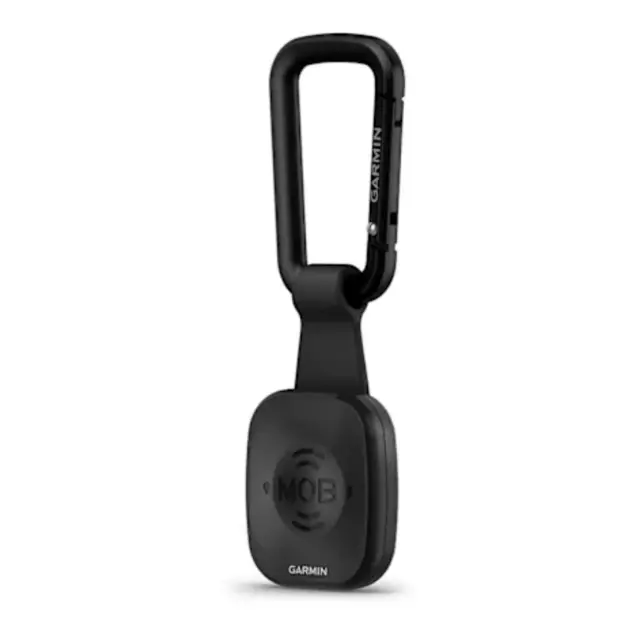 GARMIN MOB tagg - Sort m/rem & karabinkrok 