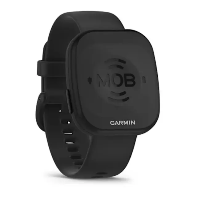 GARMIN MOB tagg - Sort m/rem & karabinkrok 