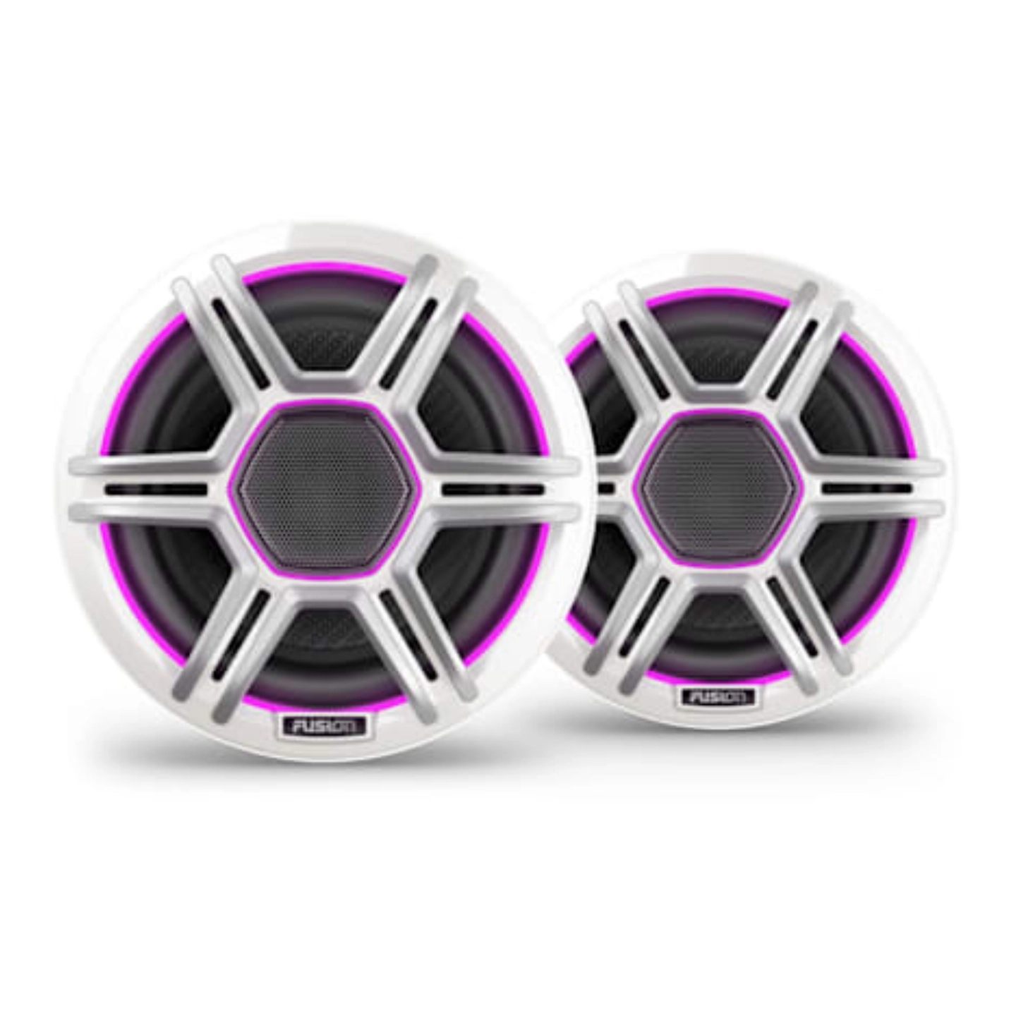 FUSION Apollo Høyttalere - 6,5" LED-Høyttalere - Sportshvit gitter