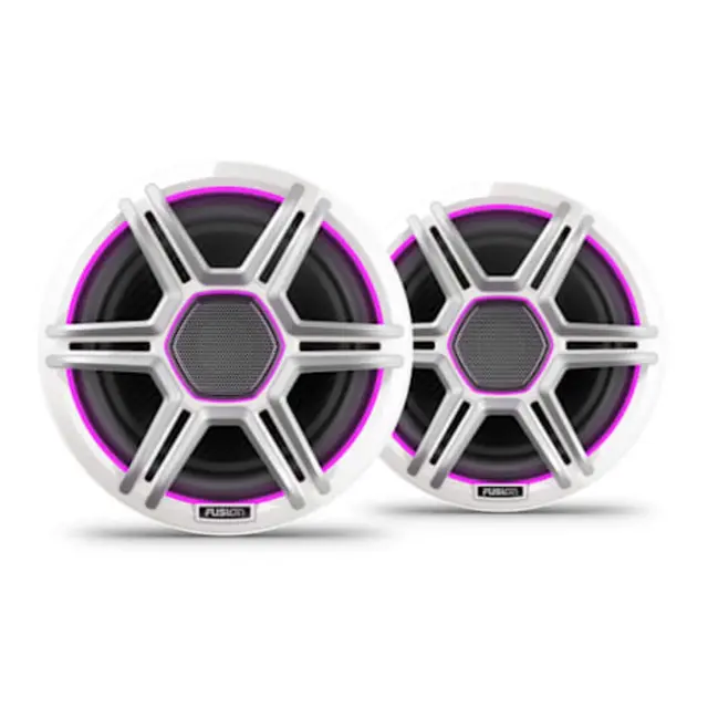 FUSION Apollo Høyttalere - 7,7" LED-Høyttalere - Sportshvit gitter 