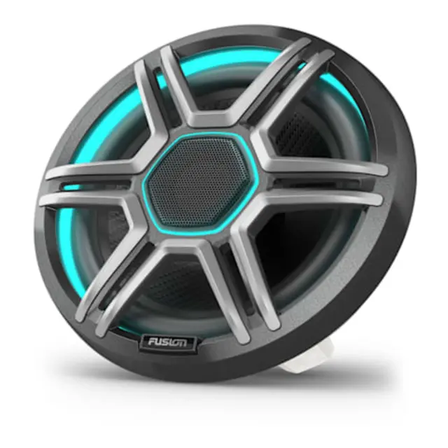 FUSION Apollo Høyttalere - 7,7" LED-Høyttalere - Sportsgrå gitter 