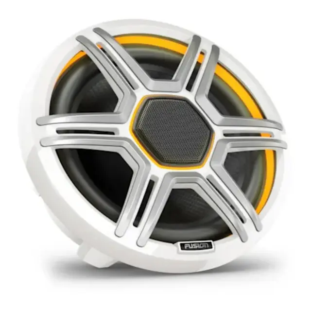 FUSION Apollo Høyttalere - 8,8" LED-Høyttalere - Sportshvit gitter 