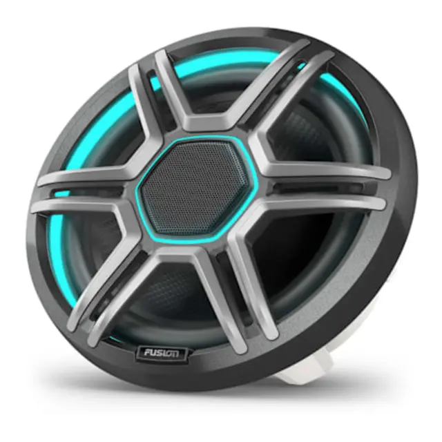 FUSION Apollo Høyttalere - 8,8" LED-Høyttalere - Sportsgrått gitter 