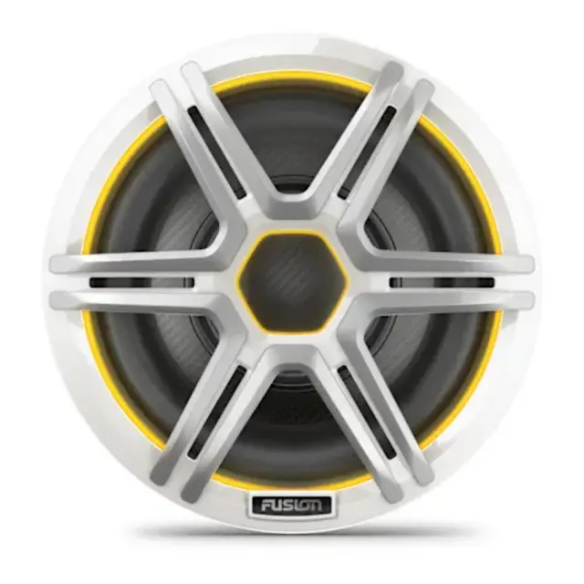 FUSION Apollo Subwoofer 10" maritim LED SUB - sportshvitt gitter 
