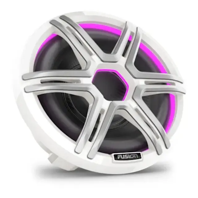 FUSION Apollo Subwoofer 10" maritim LED SUB - sportshvitt gitter 
