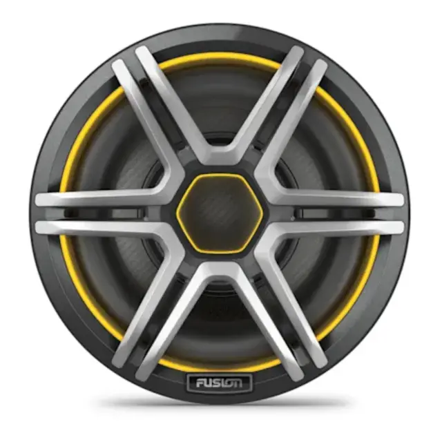 FUSION Apollo Subwoofer 10" maritim LED SUB - sportsgrått gitter 