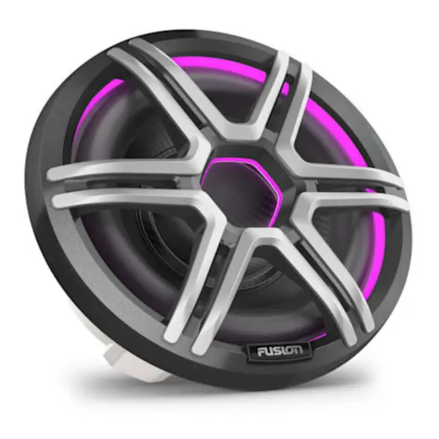 FUSION Apollo Subwoofer 10" maritim LED SUB - sportsgrått gitter 