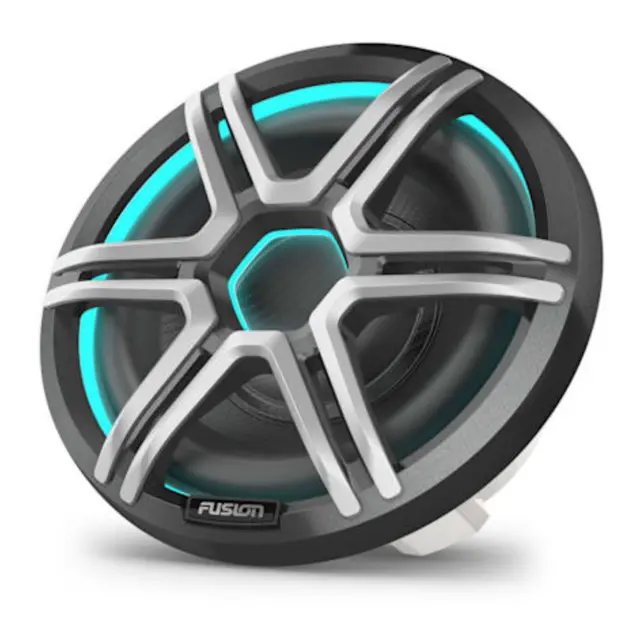 FUSION Apollo Subwoofer 10" maritim LED SUB - sportsgrått gitter 