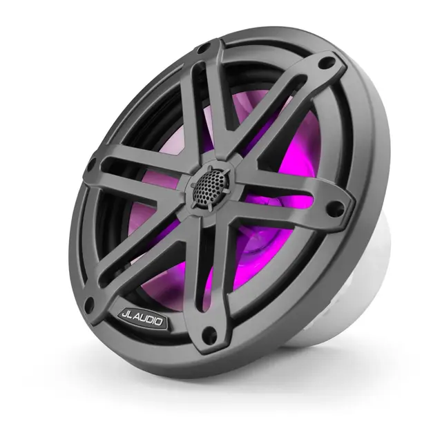 JL AUDIO M3 Marine høyttalere - 7,7" Grå sportsfront - LED RGB - 4 Ohm - 70W 