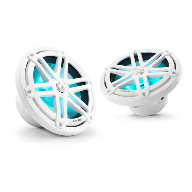 JL AUDIO M3 Marine høyttalere - 7,7" Hvit sportsfront - LED RGB - 4 Ohm - 70W 