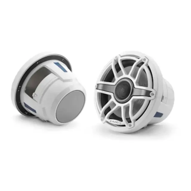 JL AUDIO M6 Marine høyttalere - 8,8" Sportshvit front - LED RGB - 4Ohm - 125W 