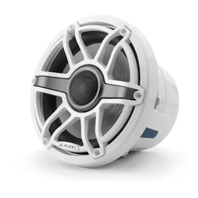JL AUDIO M6 Marine høyttalere - 8,8" Sportshvit front - LED RGB - 4Ohm - 125W 