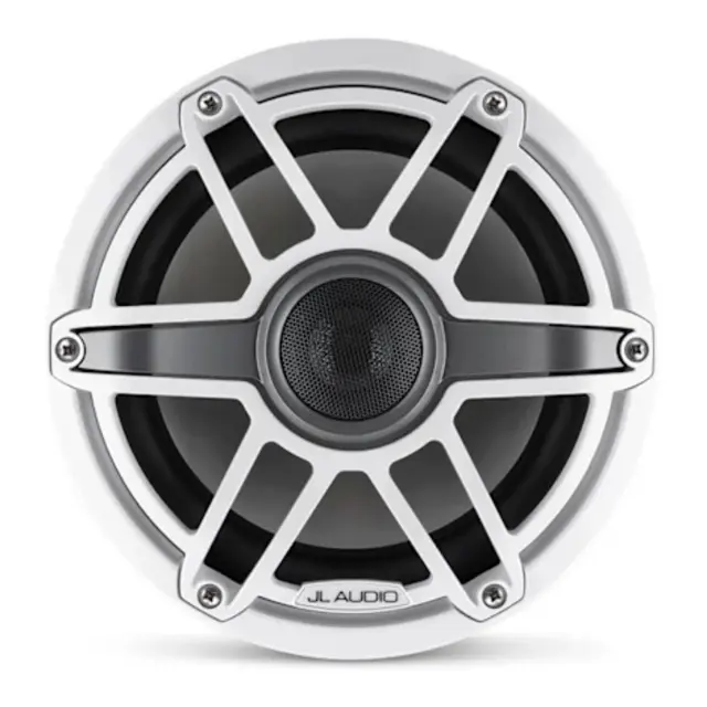 JL AUDIO M6 Marine høyttalere - 8,8" Sportshvit front - LED RGB - 4Ohm - 125W 
