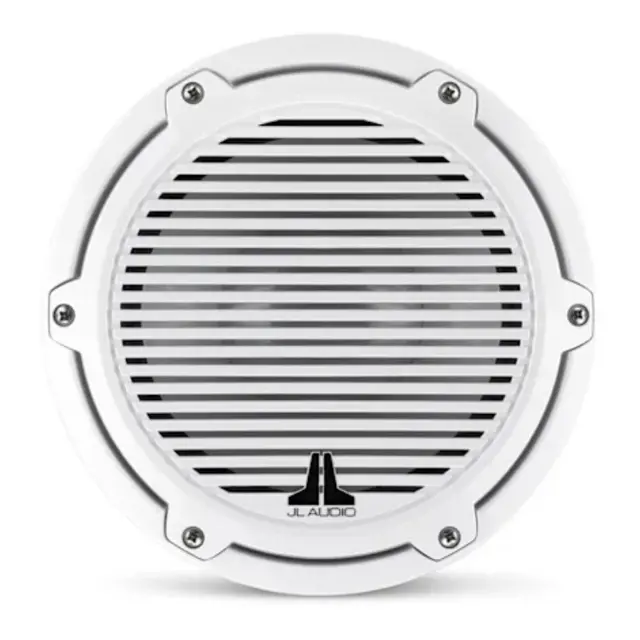 JL AUDIO Marine Subwoofer M6 - 8" 200W RMS - 4 Ohm - Hvit klassisk gitter 