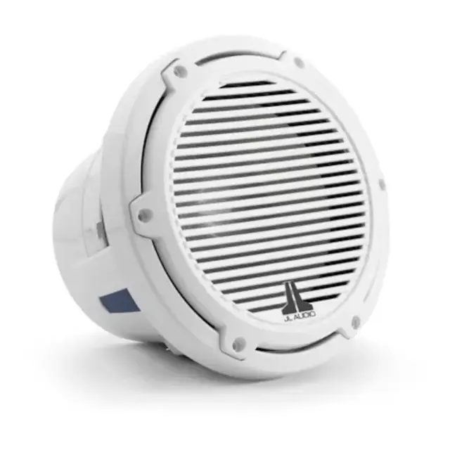 JL AUDIO Marine Subwoofer M6 - 8" 200W RMS - 4 Ohm - Hvit klassisk gitter 