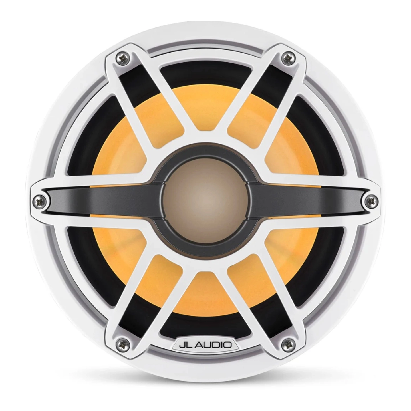 JL AUDIO M6 Marine Subwoofer - 8" Sportshvit front - LED RGB - 4 O - 200W