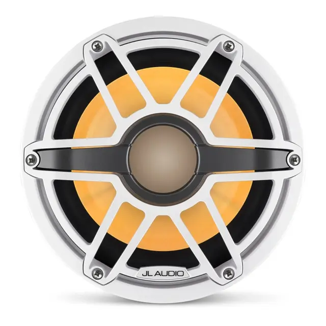 JL AUDIO M6 Marine Subwoofer - 8" Sportshvit front - LED RGB - 4 O - 200W 