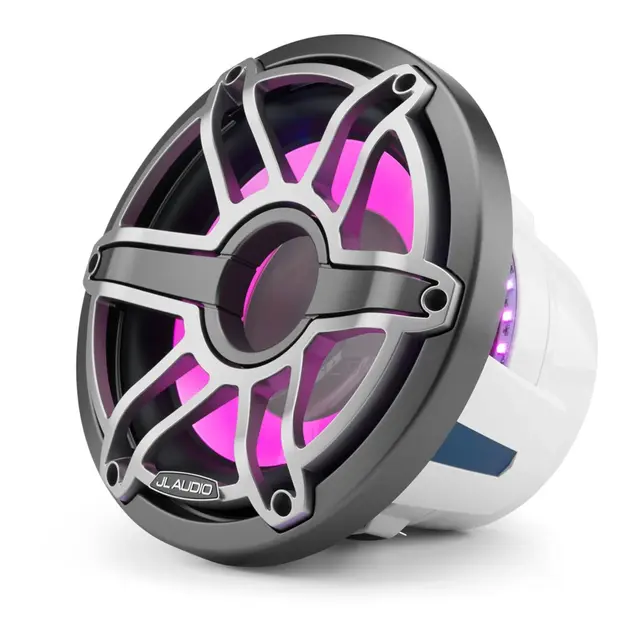 JL AUDIO M6 Marine Subwoofer - 10" Titansport front - LED RGB - 4O - 250W 