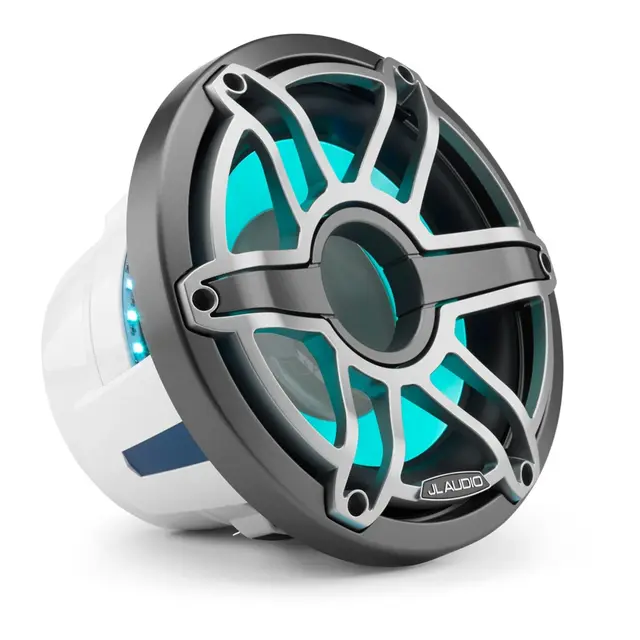 JL AUDIO M6 Marine Subwoofer - 10" Titansport front - LED RGB - 4O - 250W 