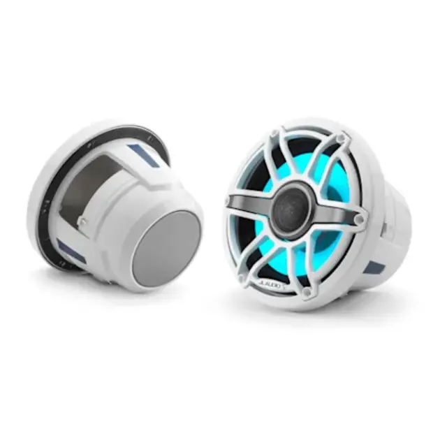 JL AUDIO M6 Marine Høyttalere - 8,8" Hvit Sport m/RGB LED - 125W 