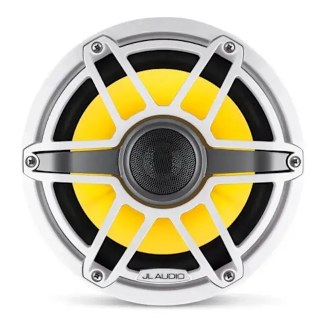 JL AUDIO M6 Marine Høyttalere - 8,8" Hvit Sport m/RGB LED - 125W 