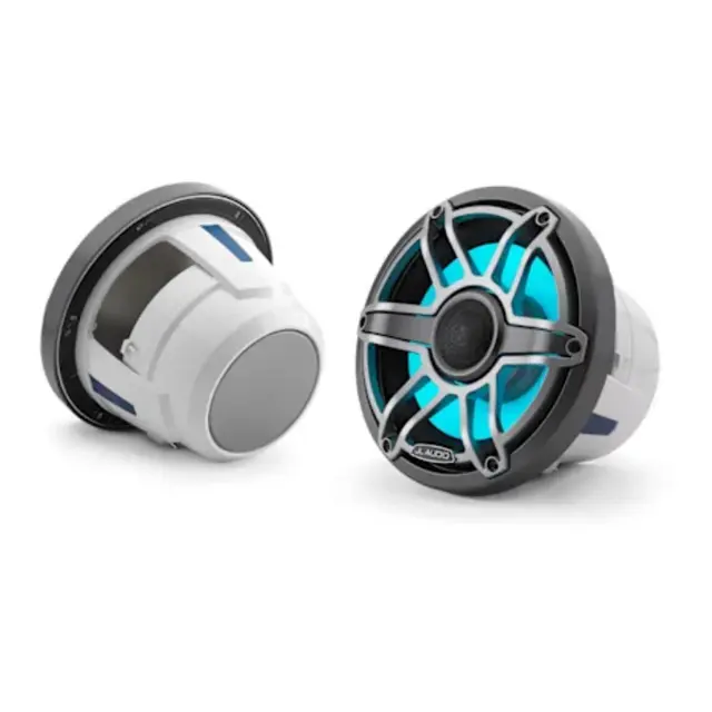 JL AUDIO M6 Marinehøyttaler - 8,8" Titansport front - LED RGB - 4O - 125W 
