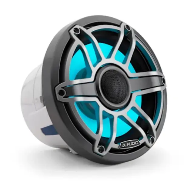 JL AUDIO M6 Marinehøyttaler - 8,8" Titansport front - LED RGB - 4O - 125W 