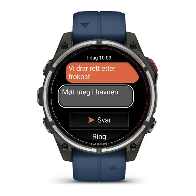 GARMIN Quatix 8 PRO - Maritim klokke 47 mm Amoled - m/Inreach SOS 