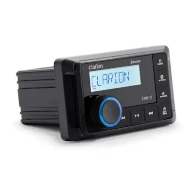 CLARION Marine kildeenhet CMM-10i - DAB+ m/blåtann, 4x25W, 2 soner, USB, IP66 