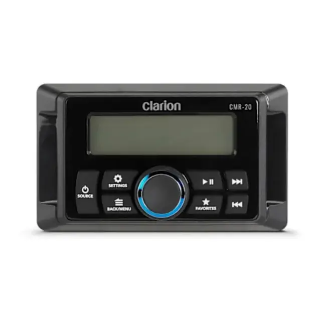 CLARION Marine fjernkontroll CMR-20 m/skjerm (monocrom) - kablet 