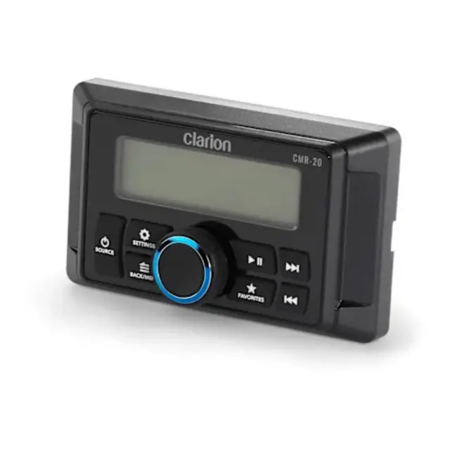 CLARION Marine fjernkontroll CMR-20 m/skjerm (monocrom) - kablet 