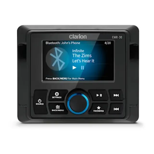 CLARION Marine fjernkontroll CMR-30 m/ 3,5" TFT LCD Fargeskjerm - kablet 