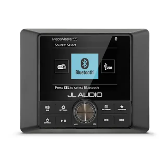 JL AUDIO Media Master MM55 Marine Maritimt stereoanlegg m/ LCD fargeskjerm 