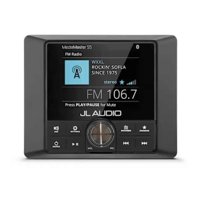 JL AUDIO Media Master MM55 Marine Maritimt stereoanlegg m/ LCD fargeskjerm 