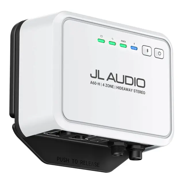 JL AUDIO A60H Maritim Stereo - Hideaway 4x22W - Bluetooth - NMEA2000 - DSP 