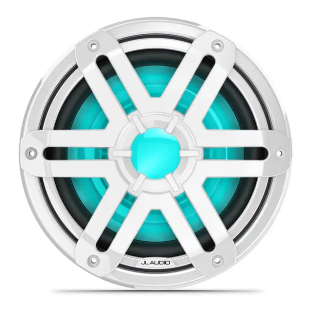 JL AUDIO M200 Marine Subwoofer - 10" Hvit sportsfront - LED RGB - 4 Ohm -250W 