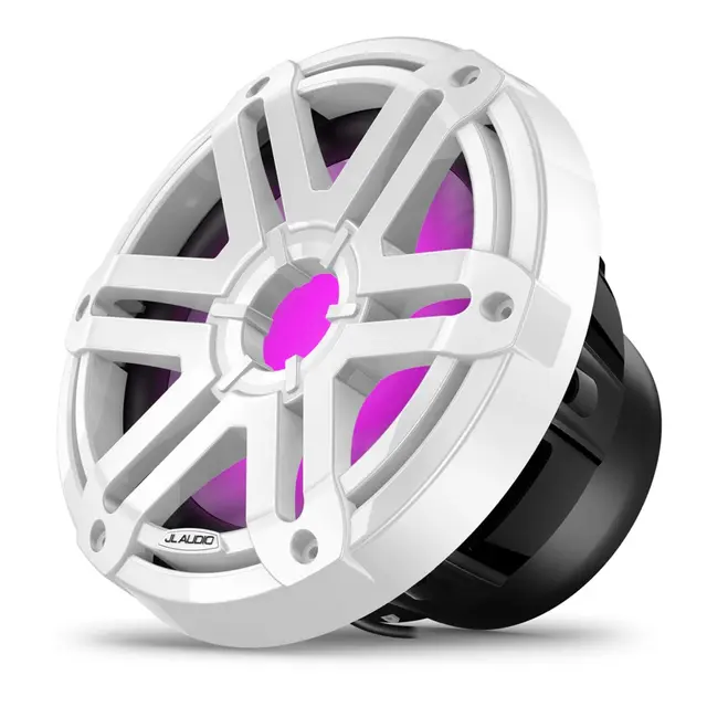JL AUDIO M200 Marine Subwoofer - 10" Hvit sportsfront - LED RGB - 4 Ohm -250W 