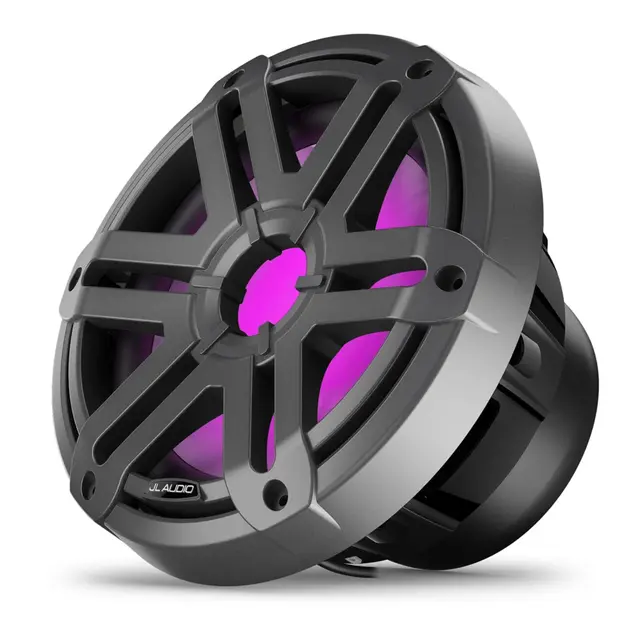 JL AUDIO M200 Marine Subwoofer - 10" Grå sportsfront - LED RGB - 4 Ohm - 250W 