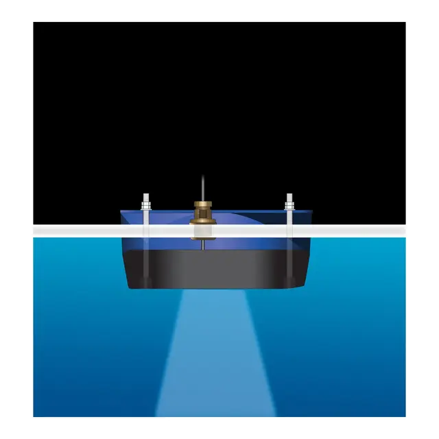 GARMIN Gj. svinger - Airmar R109LHW 2kW - CHIRP Wide beam 