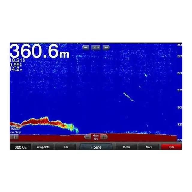 GARMIN Gj. gående bronsesvinger - 1kW CHIRP 42-65 & 130-210 kHz, Airmar B265LH 