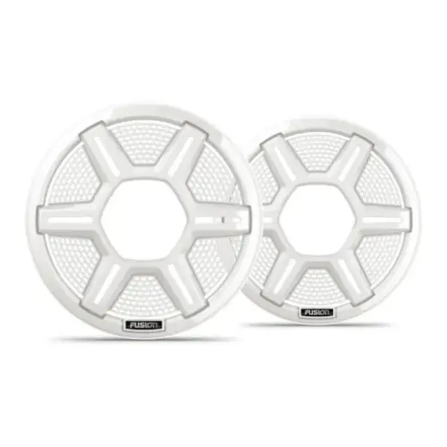 FUSION Høyttalergitter (par) Hvit m/skjerm - for Apollo 6,5" 