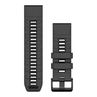 GARMIN QuickFit 26 klokkeremmer silikon Grafittsort